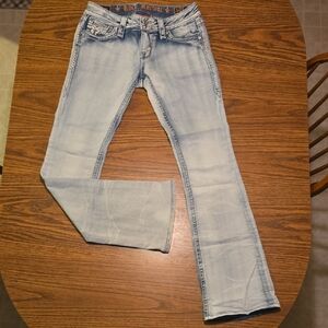 Women's Rock Revival Light Blue Jeans Size 26